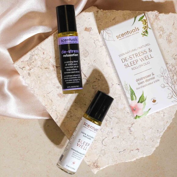 Scentuals De-Stress & Sleep Well Roll-On Duo - Picture 1 of 5